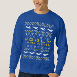 Howly Hanukkah Lång Ärmad Tröja