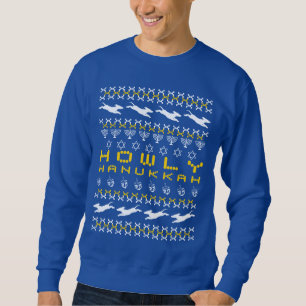 Howly Hanukkah Lång Ärmad Tröja