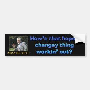 Hows den workin för hopeychangeysak ut bildekal