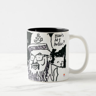 How's My Audio Mug Två-Tonad Mugg