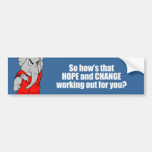 Hows som hoppas och ändrar arbetet ut för dig bildekal