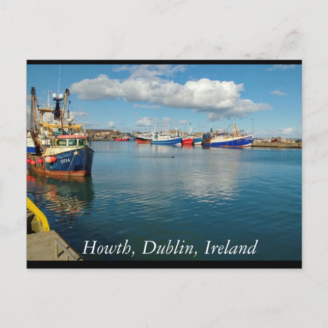 Howth, Dublin, Irland Vykort (Framsida)