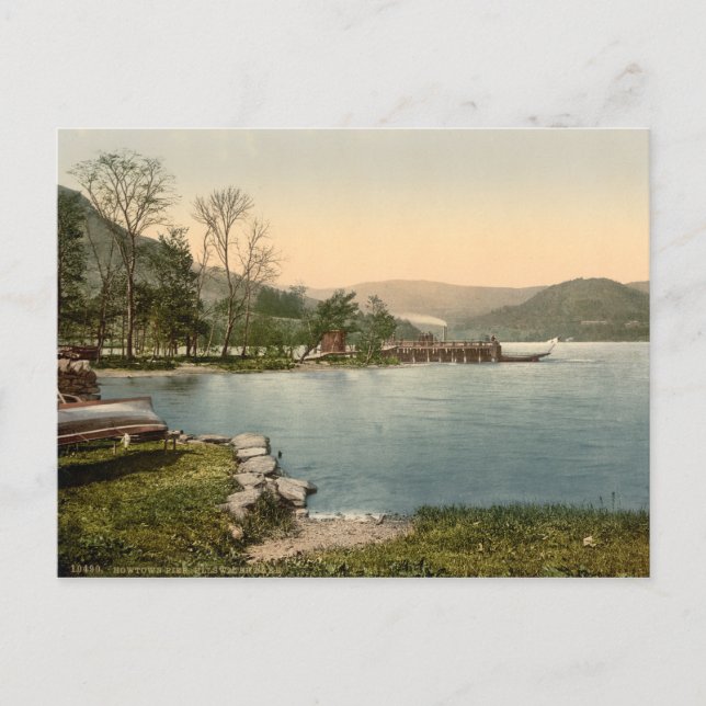 Howtown Pier, Sjö District, Cumbria, England Vykort (Framsida)