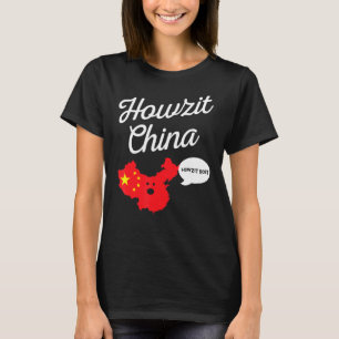 Howzit China Karta syd Afrika Pappa Joke T Shirt
