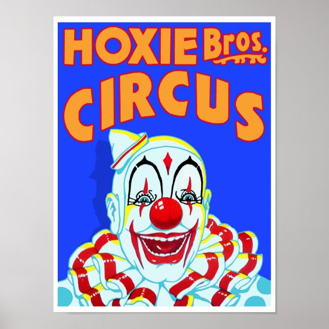 Hoxie Bros. Circus Poster (Framsidan)