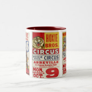 Hoxie Bros. Cirkus Två-Tonad Mugg