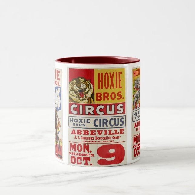 Hoxie Bros. Cirkus Två-Tonad Mugg (Center)