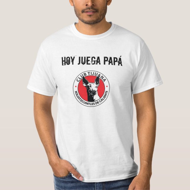 Hoy Juega Papá T-shirt (Framsida)