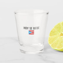 Hoy Se Bebe Puerto Rico Shotglas