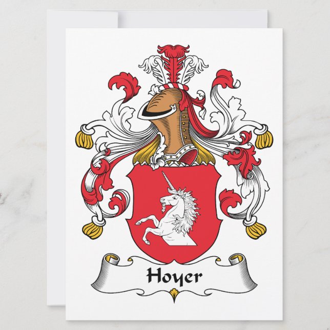 Hoyer Family Crest (Framsida)