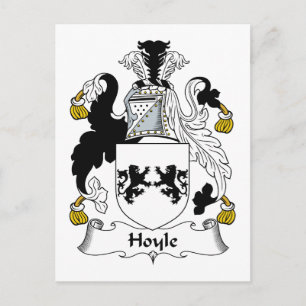 Hoyle Family Crest Vykort
