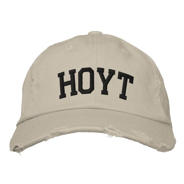 Hoyt Embroized Hat Broderad Keps (Framsida)