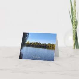 Hoyt Lake Folded Thank You Card Tack Kort