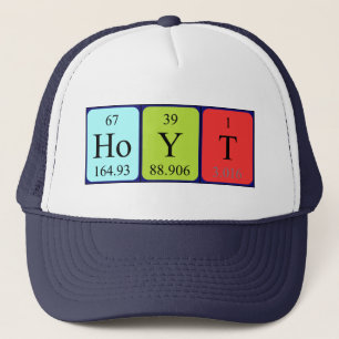 Hoyt Periote bord namn hat Keps