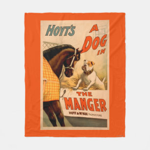 Hoyts a-hund i MangerTheatreaffischen Fleecefilt