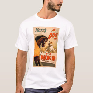 Hoyts a-hund i MangerTheatreaffischen T-shirt