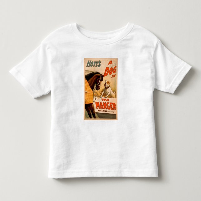 Hoyts a-hund i MangerTheatreaffischen Tee Shirt (Framsida)