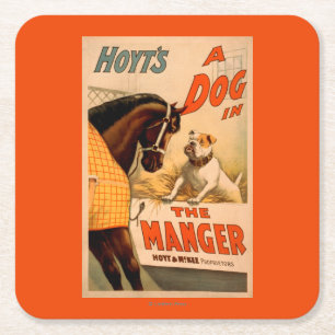 Hoyts a-hund i MangerTheatreaffischen Underlägg Papper Kvadrat