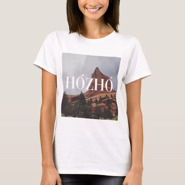 Hozho Chuska bergdamer T Shirt (Framsida)