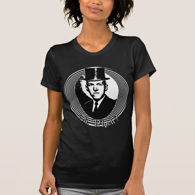 HP i en top hat T-shirt (Framsida)