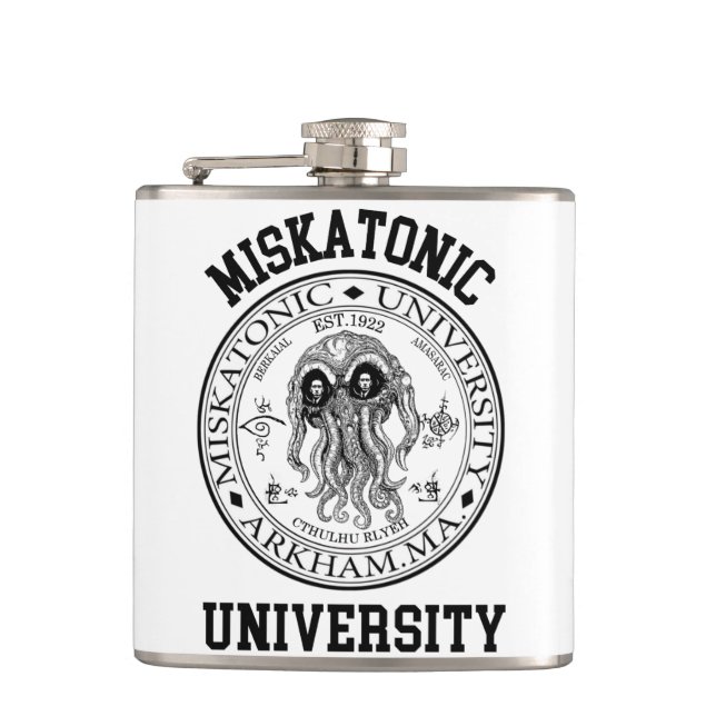 HP LOVECRAFT för Miskatonic universiteten CTHULHU Fickplunta (Framsidan)