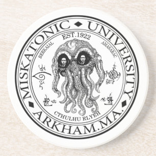 HP LOVECRAFT för Miskatonic universiteten CTHULHU Underlägg Sandsten
