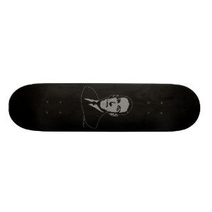 HP Lovecraft Porträtt Skateboard Bräda 19,5 Cm