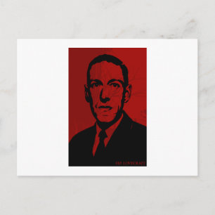 HP Lovecraft Porträtt vykort