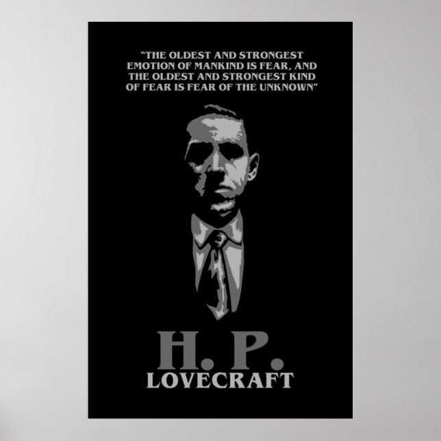 HP Lovecraft Poster (Framsidan)