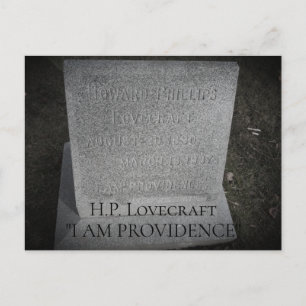 HP Lovecraft - Providence Writer Rester Ställe Vykort