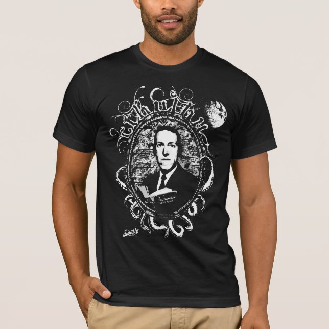 HP Lovecraft Tee Shirt (Framsida)