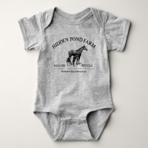 HPF Officiell Logotyp Baby Bodykostydräkt T Shirt