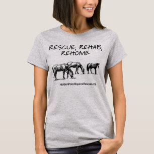 HPF-Rädding, Rehab, Rehome Women's T-shirt