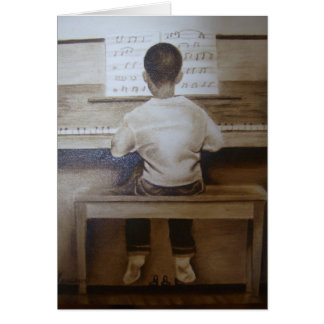 HPIM0637Piano Lesson Hälsningskort