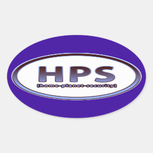 HPS OVALT KLISTERMÄRKE