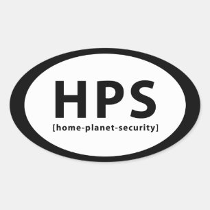 HPS OVALT KLISTERMÄRKE