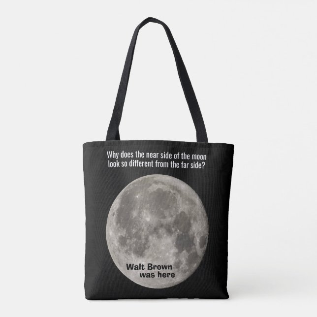 HPT Asteroid och Moon shoppingväska Tygkasse (Baksida)