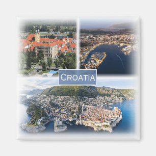 HR0022 Europa, Kroatien, Osijek, kylskåp Magnet