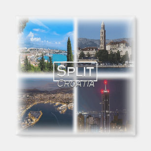 HR0027 Europa, Kroatien, Split, kylskåp Magnet