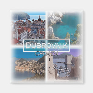 HR0031 Europa, Kroatien, Dubrovnik, kylskåp Magnet