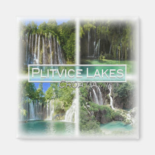 HR0033 Europa, Kroatien, Plitvice Sjöar N.P.-kylsk Magnet