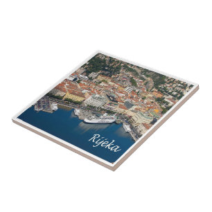 HR005 RIJEKA Kroatien Kakelplatta