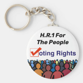 HR1 Höger för att rösta om nyckelkedjan People Act Nyckelring