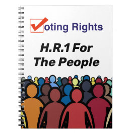 HR1 Röstande Höger för folkakten Anteckningsbok