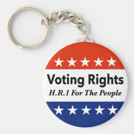 HR1 Röstande Höger för folkakten Nyckelring