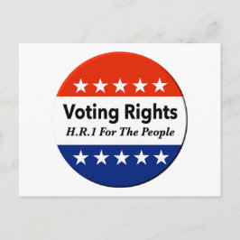HR1 Röstande Höger för folkakten Vykort