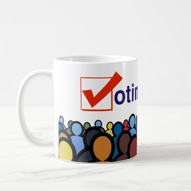 HR1 Rösträtt för folket lagförslag Kaffemugg (Vänster)