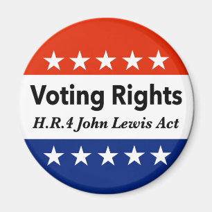 HR4 John Lewis Voting Högers Act Magnet