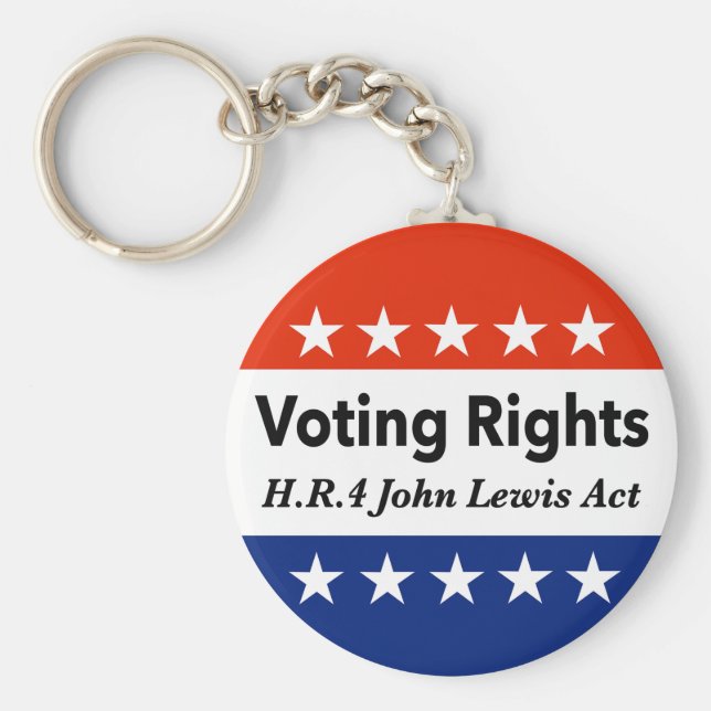 HR4 John Lewis Voting Högers Act Nyckelring (Framsidan)
