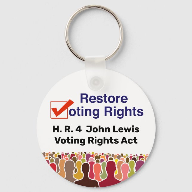 HR4 John Lewis Voting Högers Act Nyckelring (Framsida)